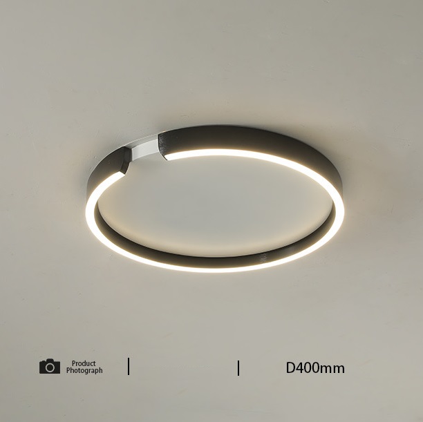 Светильник DZN-12058 ЧЕРНЫЙ ` D400/H40/1/LED/24W/4000K SEGMENT