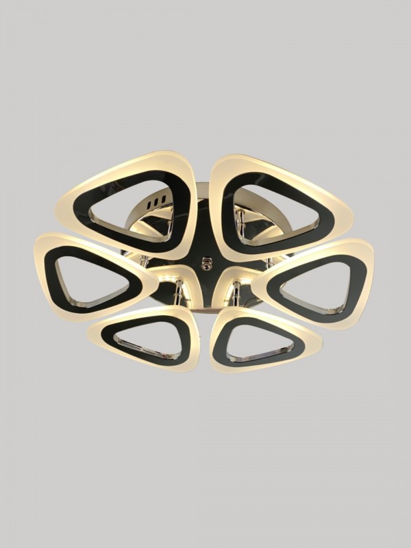 Светильник потолочный SPF-1598 CHROME/РОМ ` D600/H100/6/LED/72W/ 2.4G 22-08 (1)