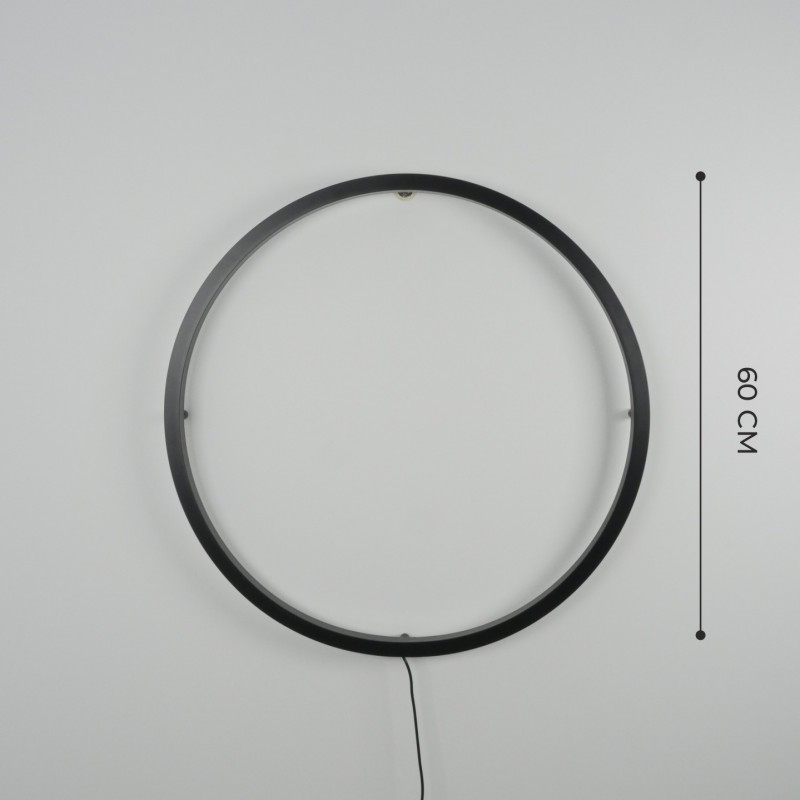 Светильник ElegantLight DZN-11112 ЧЕРНЫЙ ` D600/H60/1/LED/15W/2800-6500K без ПДУ GUARD-LU23-12